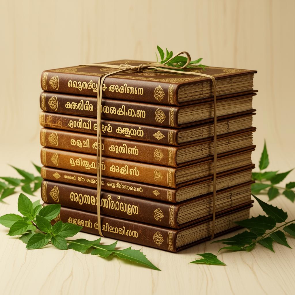 27+ Malayalam Ayurveda heritage books bundle